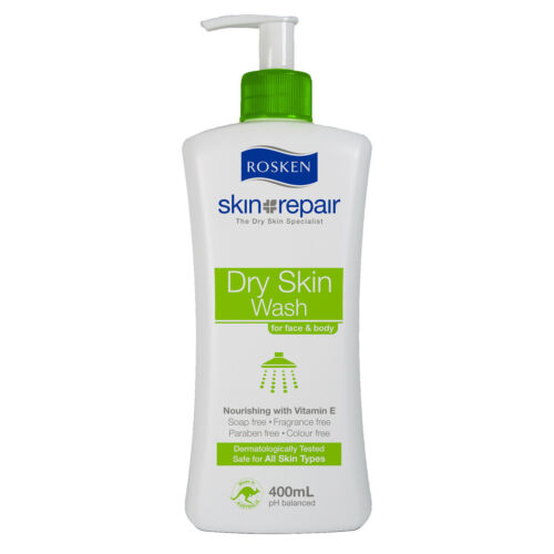 Rosken Dry Skin Wash 400Ml - OhYouLuckyDuck.com.au