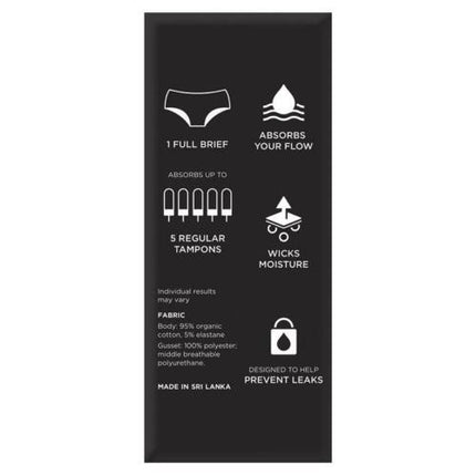 U by Kotex Thinx Reusable Period Undies Briefs Size 6-8 - OhYouLuckyDuck.com.au