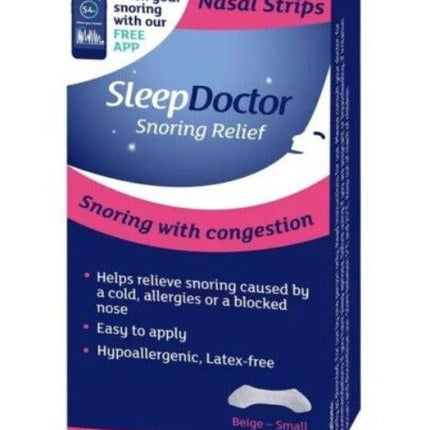SleepDoctor Nasal Strips Small 12 Pack