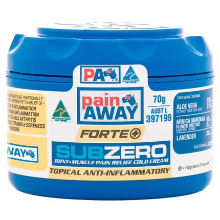 Pain Away Subzero Pain Relief Cream 70G