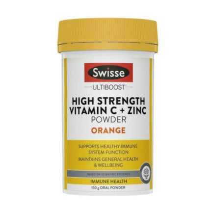 Swisse Ultiboost Vitamin C + Zinc Powder Orange 150G - OhYouLuckyDuck.com.au