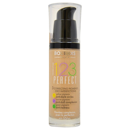 Bourjois 123P Foundation Number 55 Biege Fonce 30ml - OhYouLuckyDuck.com.au