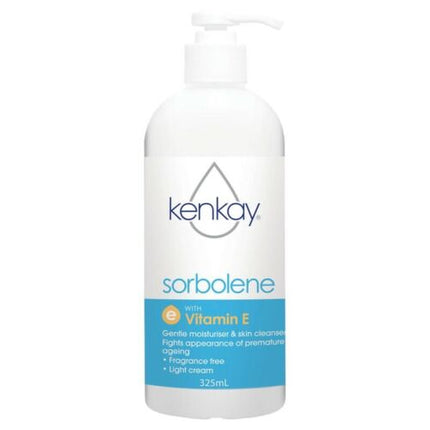 Kenkay Sorbolene With Vitamin E Cream Pump 325ML - OhYouLuckyDuck.com.au