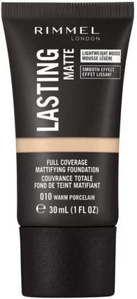 Rimmel Lasting Finish Matte Foundation 010 Warm Porcelain - OhYouLuckyDuck.com.au