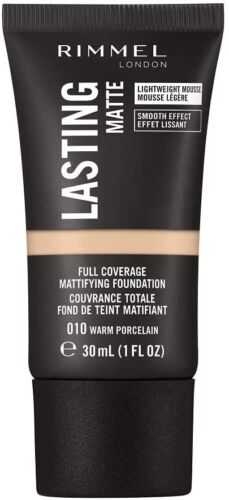 Rimmel Lasting Finish Matte Foundation 010 Warm Porcelain - OhYouLuckyDuck.com.au