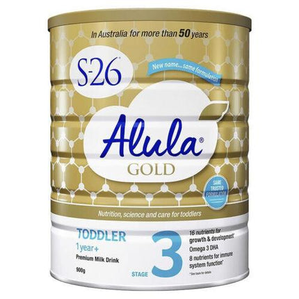 Alula S-26 GOLD Stage 3 Toddler Milk Drink 900g - OhYouLuckyDuck.com.au