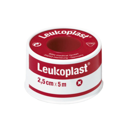 Leukoplast Standard Rigid Tape Tan 2.5cm x 5cm - OhYouLuckyDuck.com.au