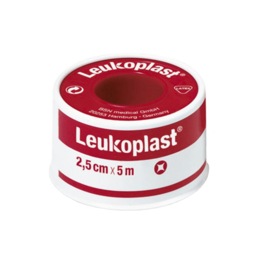 Leukoplast Standard Rigid Tape Tan 2.5cm x 5cm - OhYouLuckyDuck.com.au