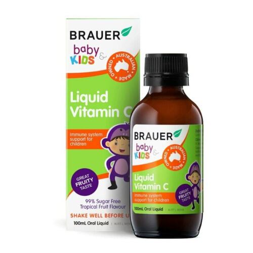Brauer Baby & Kids Liquid Vitamin C 100ML - OhYouLuckyDuck.com.au