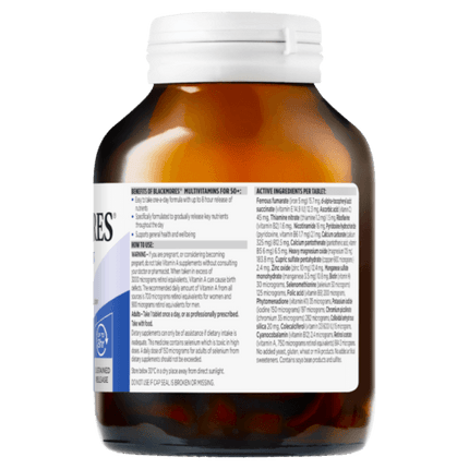 Blackmores Multivitamins for 50+ 90 Tablets - OhYouLuckyDuck.com.au