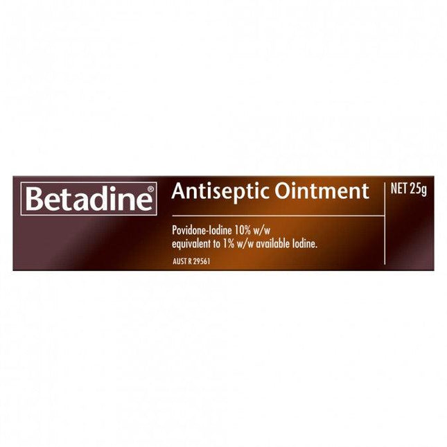 Betadine Antiseptic Ointment 25g - OhYouLuckyDuck.com.au