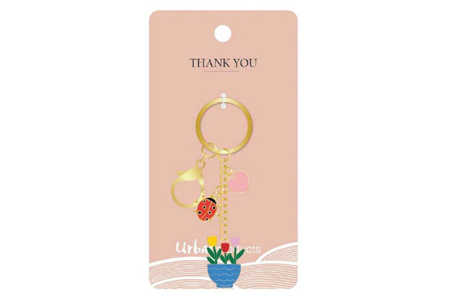 Urban Products Thank You Decorative Keyring