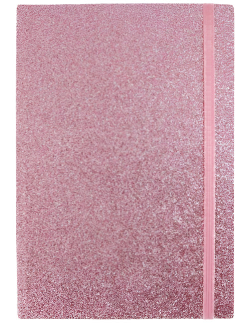 LVD Notebook A5 Glitter Rose