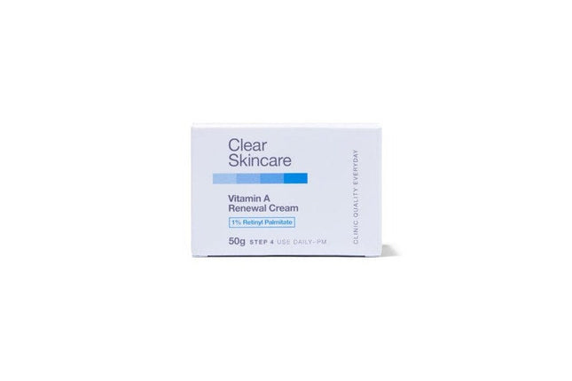 Clear Skincare Vitamin A Renewal Cream With 1 Percent Retinyl Palmitate 50ML