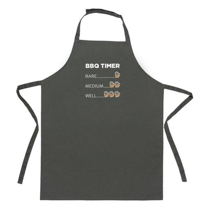 Splosh Fathers Day Bbq Timer Apron with Bottle Opener and Pockets