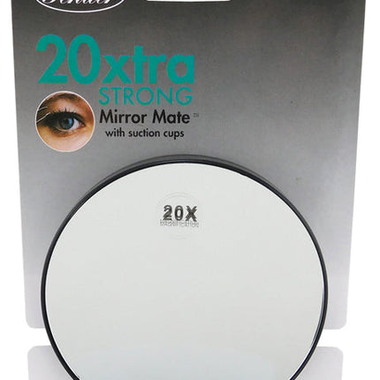 Tender 20x Magnifying Mirror with Suction Cups 9cm