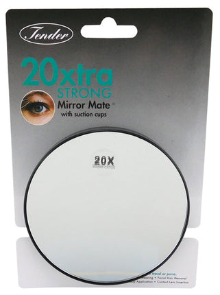 Tender 20x Magnifying Mirror with Suction Cups 9cm
