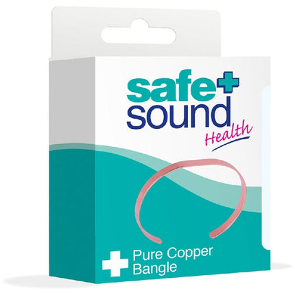 Safe+Sound Copper Bangle Plain 7In