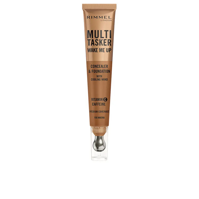 Rimmel Multi-Tasker Wake Me Up Foundation & Concealer 100 Mocha