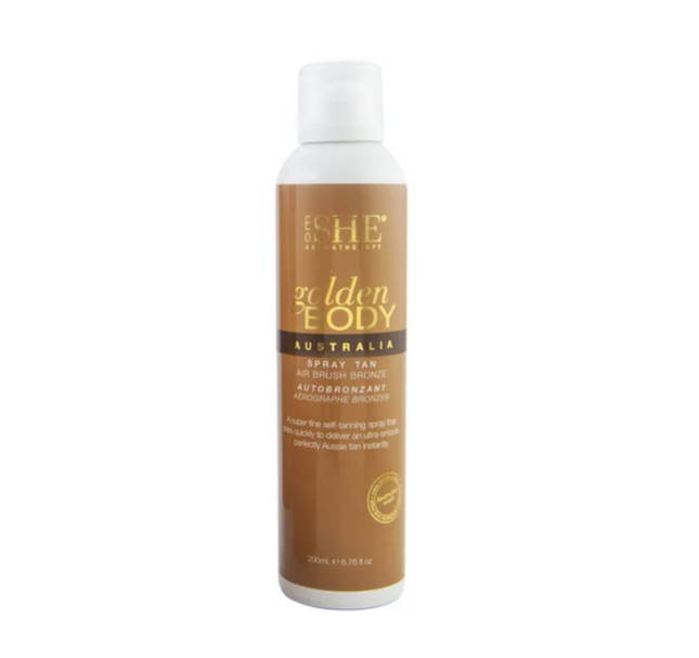 SHE Air Brush Bronze Spray Tan 200G - OhYouLuckyDuck.com.au