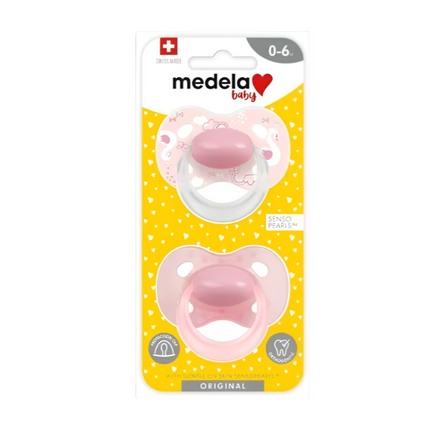 Medela Classic Soother Orignal Pink 0-6 Months 2 Pack