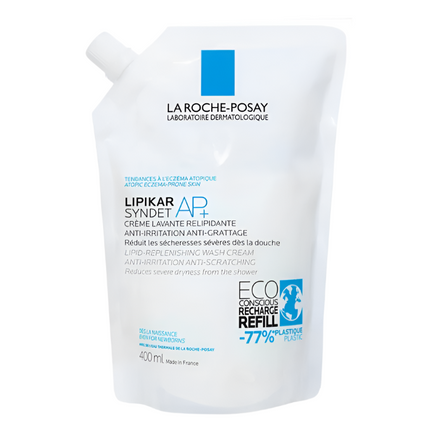 La Roche Posay Lipikar Syndet AP+ Body Wash Cream Refill 400mL