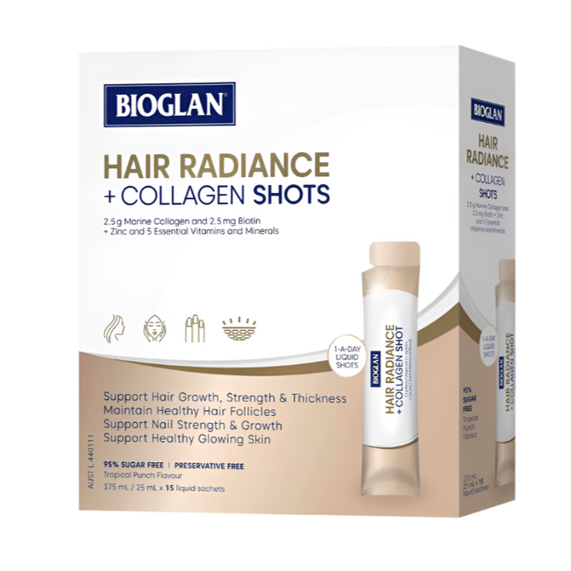 Bioglan Hair Radiance + Collagen 25mL 15s