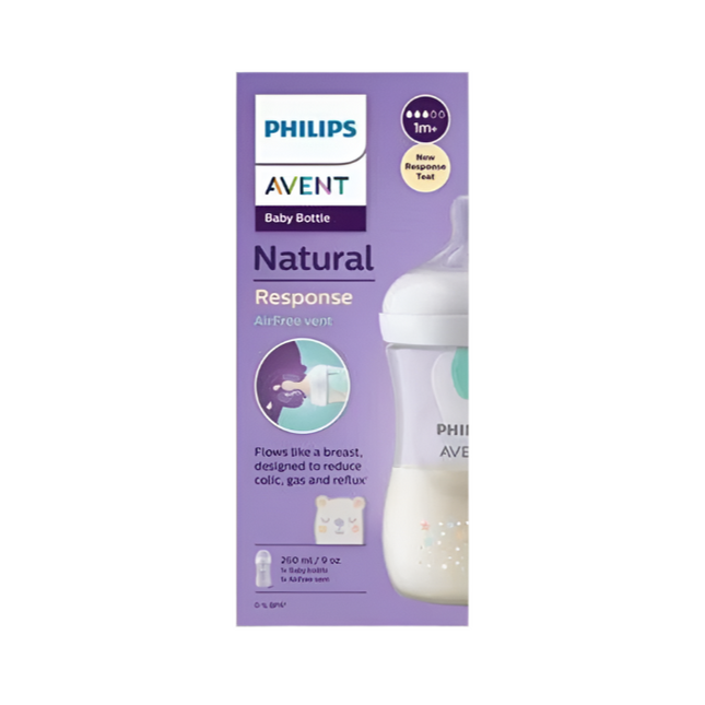 Avent Bottle Natural Response Air Free Vent 260mL