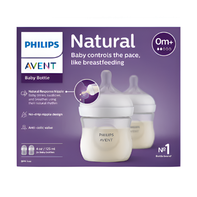 Avent Bottle Natural Response 125mL 2 Pack