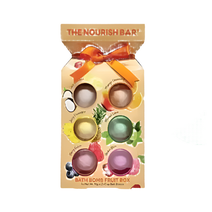 The Nourish Bar Bath Bomb Fruit Box