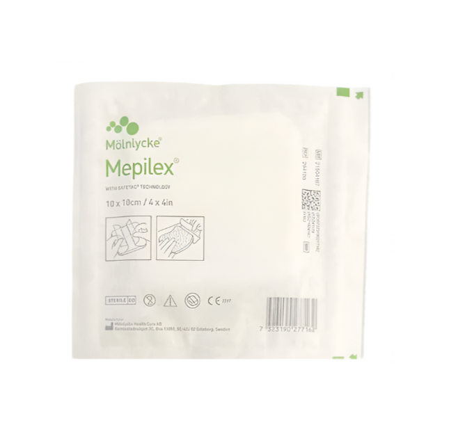 Mepilex Dressing 10x10cm Single
