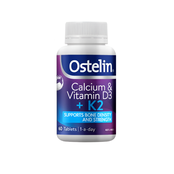 Ostelin Calcium & Vitamin D3 + K2 60 Tablets