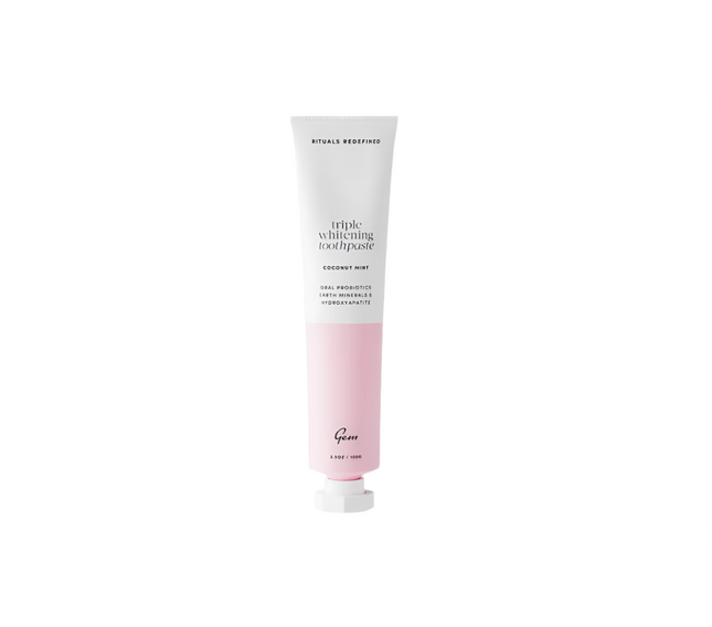 Gem Triple Whitening Toothpaste Coconut Mint 100G