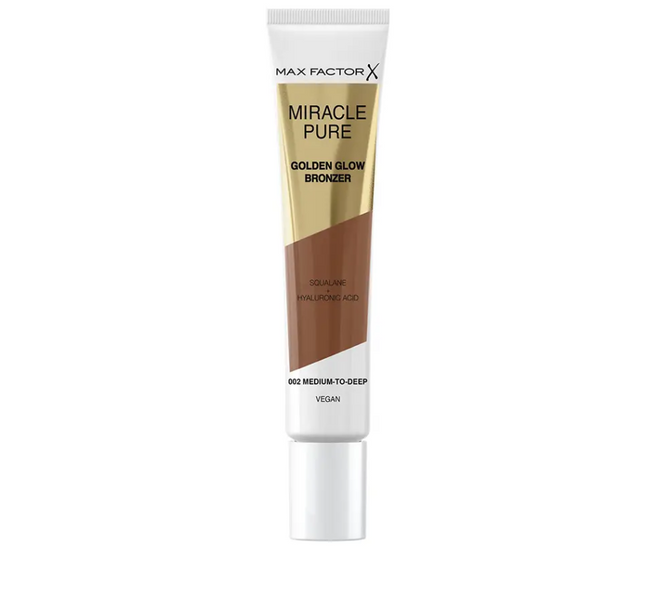 Max Factor Miracle Pure Golden Glow Bronzer 002 Med Deep 15ML