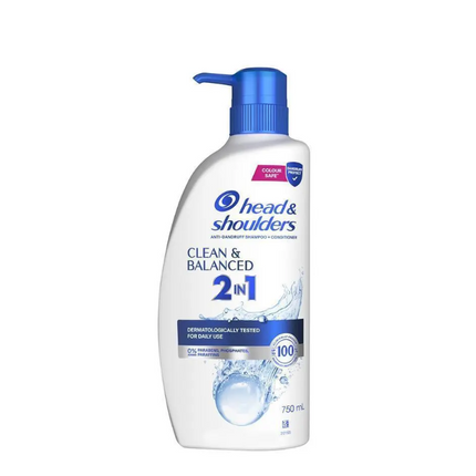 Head and Shoulders Clean and Balanced Shampoo 750ML