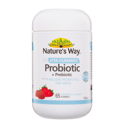 Nature's Way Adult Vita Gummies Probiotic with Prebiotic 65 Gummies