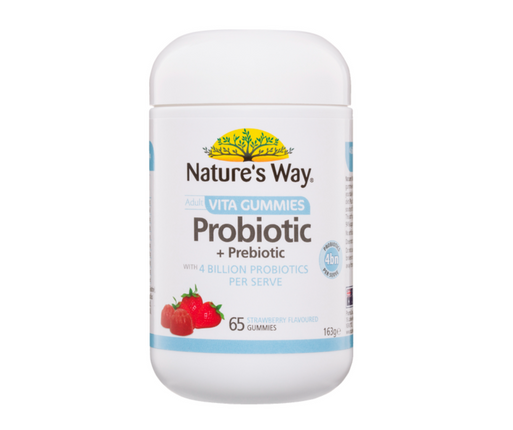 Nature's Way Adult Vita Gummies Probiotic with Prebiotic 65 Gummies