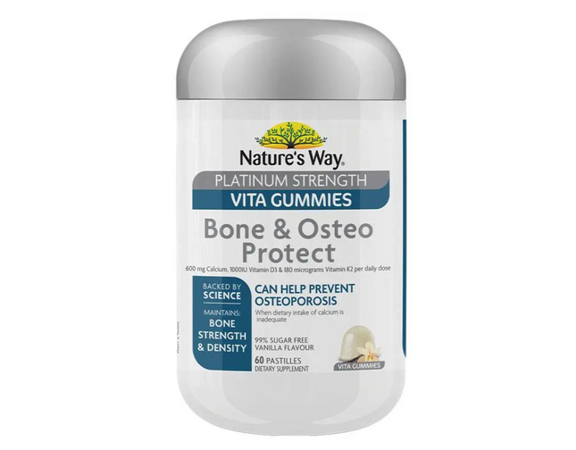 Nature's Way High Strength Adult Vita Gummies Bone and Osteo Protect 60 Pastilles
