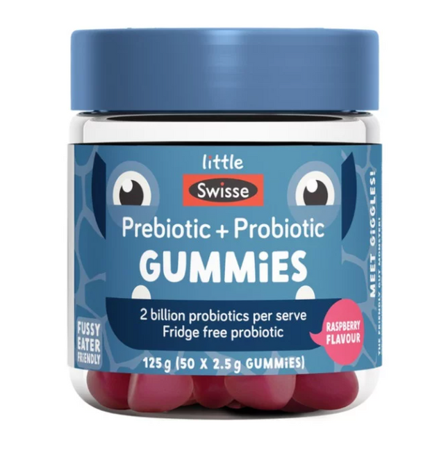 Little Swisse Prebiotic with Probiatic Gummies 50 Gummies
