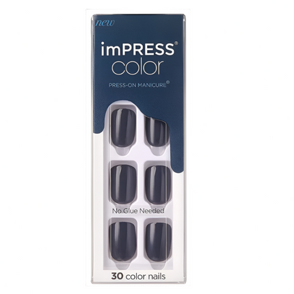 Kiss Impress Artificial Gel Nails Grayitude