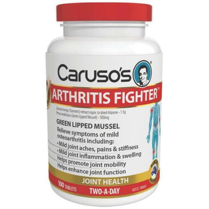 Carusos Arthritis Fighter | 100 Tablets - OhYouLuckyDuck.com.au