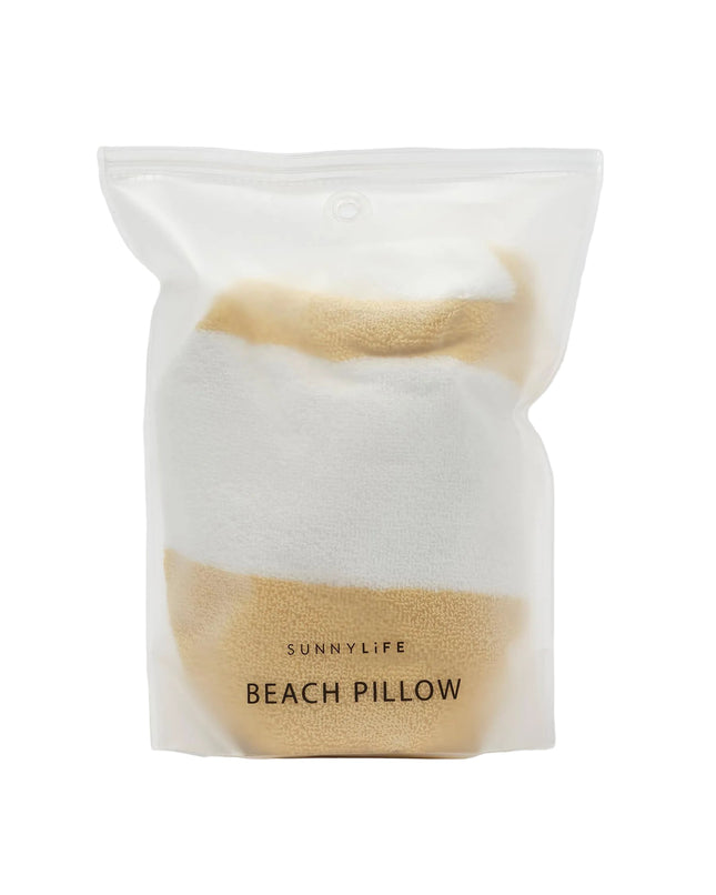 Sunnylife Beach Pillow for Sand and Pool Lounging Butter 38 x 24 x 10CM