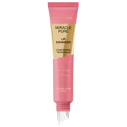 Max Factor Miracle Pure Lip Enhancer Conditioning Tinted Balm 040 Vital Rose 12ML