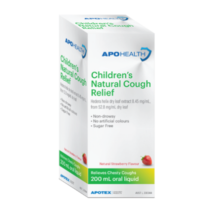 APOHealth Child Natural Cough Relief Bottle 200mL - OhYouLuckyDuck.com.au