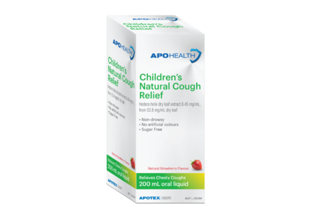 APOHealth Child Natural Cough Relief Bottle 200mL - OhYouLuckyDuck.com.au