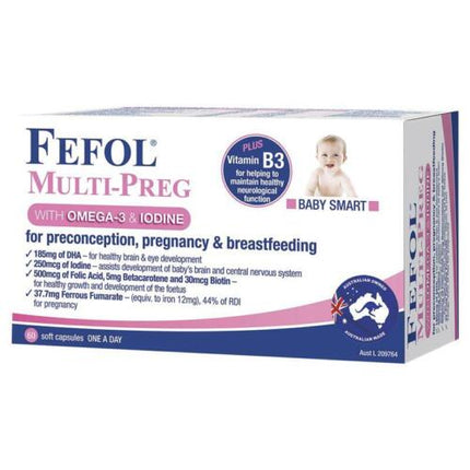 Fefol Multi-Preg Caps 60 - OhYouLuckyDuck.com.au