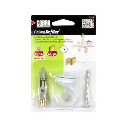 Cobra Driller Hook Ceiling White
