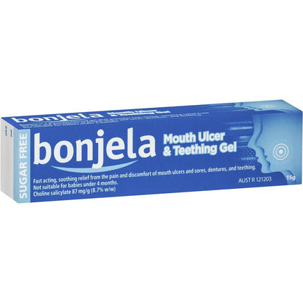 Bonjela Mouth Ulcer Gel for Soothing Relief 15G