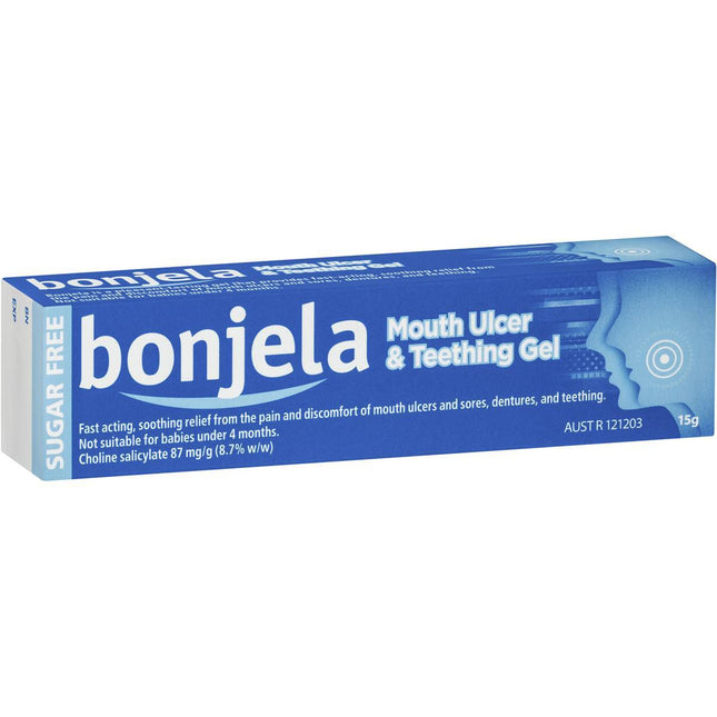 Bonjela Mouth Ulcer Gel for Soothing Relief 15G