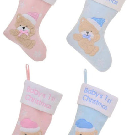 Baby's 1st Christmas Stocking Sock Assorted